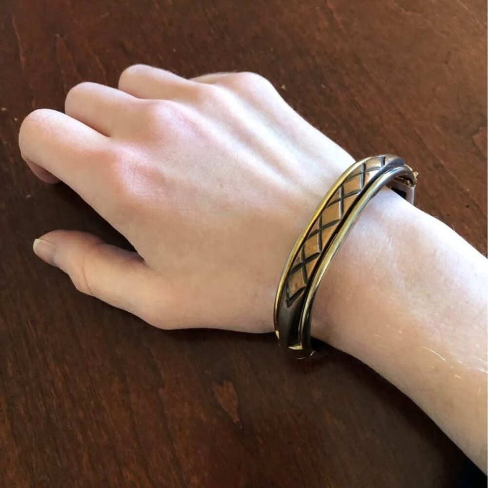 Vintage Copper/Gold Mixed Metal Bracelet